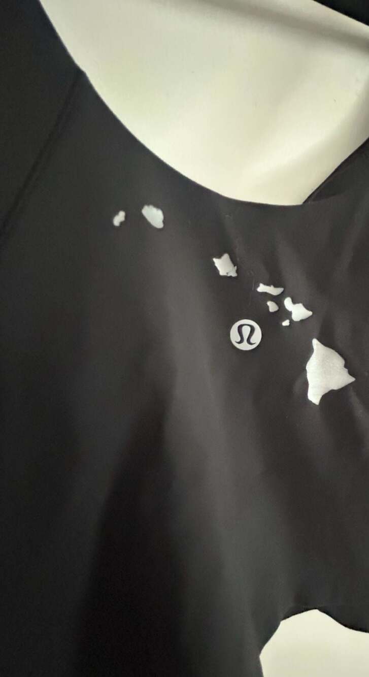 Hawaii Lululemon Align Tank Top Black size 10 - Picture 3 of 4
